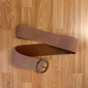 Dusty pink Anthropologie belt